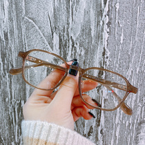 Ultra light retro myopia frame female makeup artifact Net red model can be equipped with degree big frame face small eye frame male