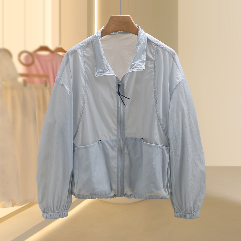 Retail Price 479【佐】Art ● Loose and Versatile Casual Fashion Sun Protection Jacket 2026 Summer Women's Clothing Retail Price 479【佐】Art ● Loose and Versatile Casual Fashion Sun Protection Jacket 2026 Summer Women's Clothing