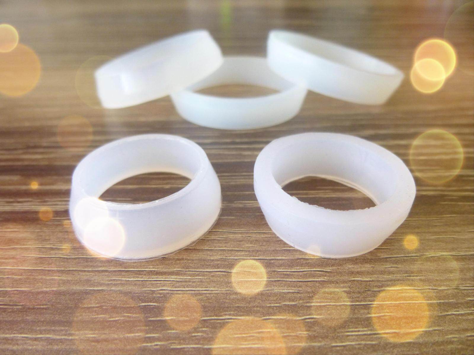High quality white silicone cone seal ring One head big head small height 8 9mm 21 27 33 39 40