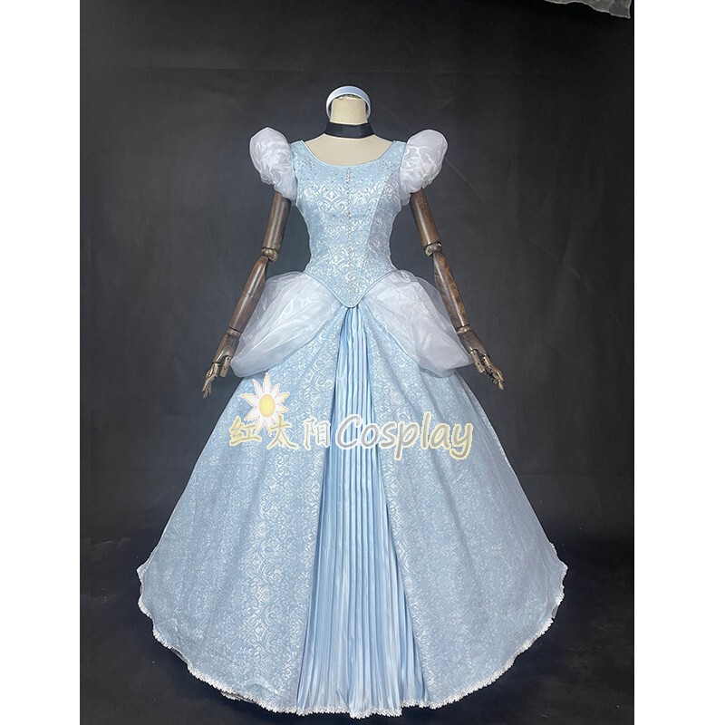 Disney Princess Dress Adult Cosplay Costume Cinderella Cosplay Dress Adult