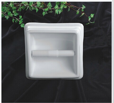 Ceramic Into Wall Toilet Bathroom Paper Box Paper Towel Rack Makeup Room Rolls Toilet Paper Towels Toilet Paper Box Creative Lizzard