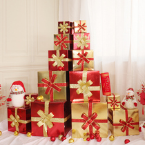 New Years Spring Festival Beauty Chen Gift Boxes Pile Head Mall Windows 4S Store Empty Box Swing opening to decorate Christmas tree heaps