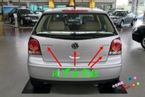 SAIC Shanghai Volkswagen Polo POLO 1 4 1 6 rear Word Label Vehicle Label Displacement Punctuate Box Mark Trunk