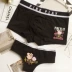 2018 mới thu đông người mẫu xã hội người mới cotton đôi đồ lót nam boxer đồ lót nữ tam giác in thoải mái triumph đồ lót Cặp đôi