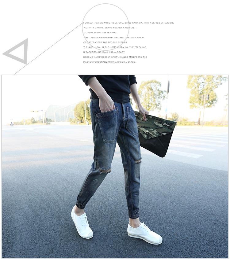 Jeans pour jeunesse Sarouel pour automne - Ref 1469443 Image 12