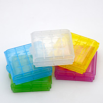 No 5 No 7 battery storage box Alkaline battery box Color plastic storage box can be installed No 5 No 7 universal