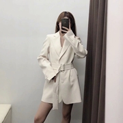 2019 Fall phụ nữ mới của thời trang vành đai CV edarey áo khoác 07968700712 7968 700