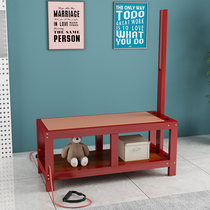 Solid wood stretching stool Fitness lumbar disc rehabilitation exercise bed stretching board ligament stretching cervical spine physiotherapy chair non-folding