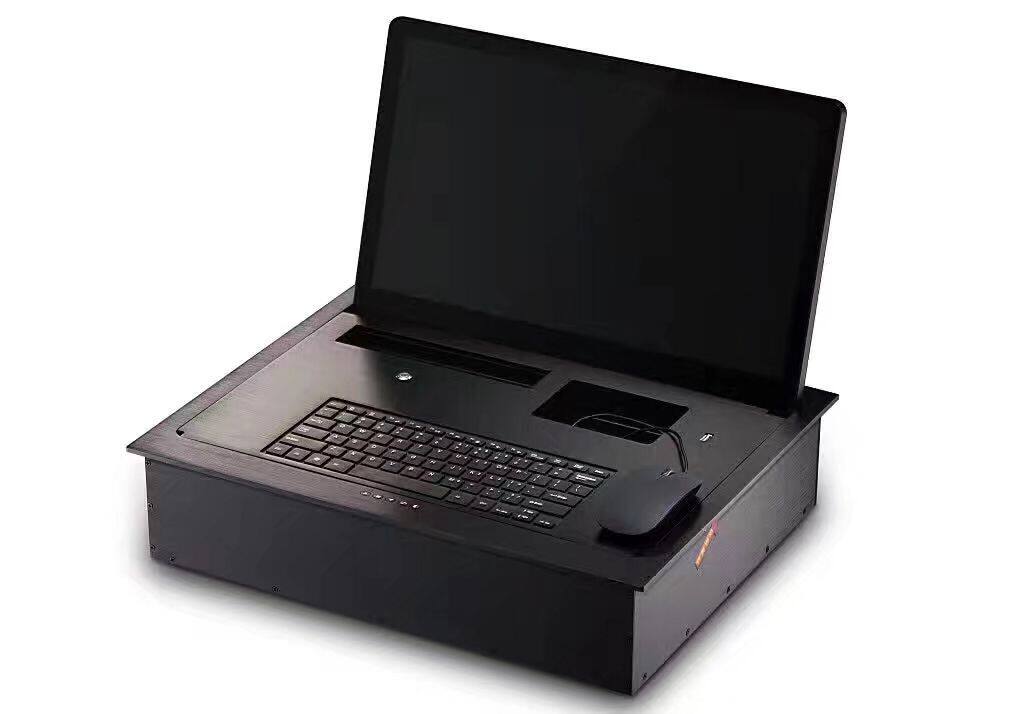 Factory direct sales of high-definition LCD screen flipper 15-22 inch paperless conference computer display desktop lift