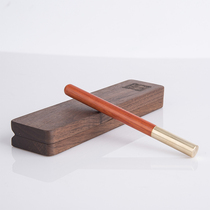 xmtying Rosewood pen mahogany pen solid wood Signature Pen Mini pen short portable pen customization