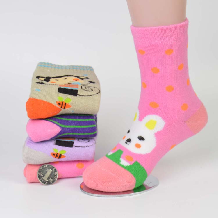 Vớ trẻ em mùa đông dày cộng với cotton nhung bé gái bé trai vớ trẻ em lớn 3-5-7-9-12 tuổi quần tất lưới cho bé