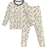 小青龙 Детское нижнее белье, комплект, тонкое удерживающее тепло термобелье для мальчиков для девочек, подходит для подростков