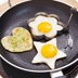 Thép không gỉ omelette khuôn yêu nồi sáng tạo chiên trứng khuôn mẫu bếp cung cấp trứng luộc - Tự làm khuôn nướng khuôn làm bánh bao Tự làm khuôn nướng