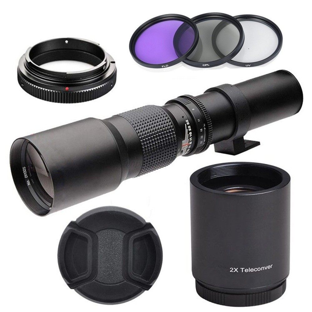 500-1000mm long charred Focal Lens Shooting Moon Bird Scenery applies to Foxinconn Z Canon R Sony E-Taobao