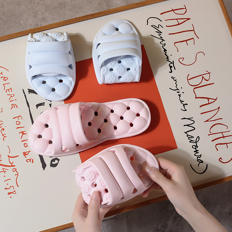 Yoga Travel Slippers for Women, Hotel Portable, Soft, Foldable, Non-Slip, Hollow, Water-Draining, Bathroom, Shower, Indoor, Home, Men