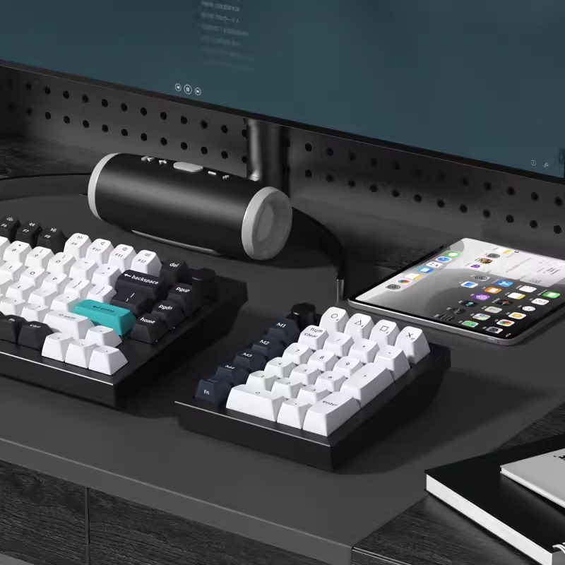 Keychron Q0Max Three-Mode Wireless Mechanical Numeric Keypad Bluetooth 2.4g Knob Qmk/Via