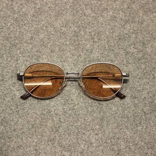 Spring and Summer New Vintage Men's and Women's Metal Oval Frame Sunglasses Trendy Retro Sunglasses Uv Protection