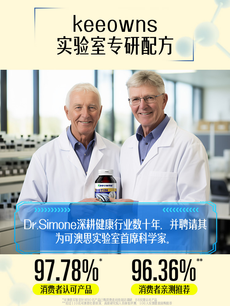 Biotin for Gray Hair, Nourishes and Turns Gray Hair Black, Vitamin B7, Treats Gray Hair at the Root, What Chinese Medicine Should Be Taken, Official Flagship Store