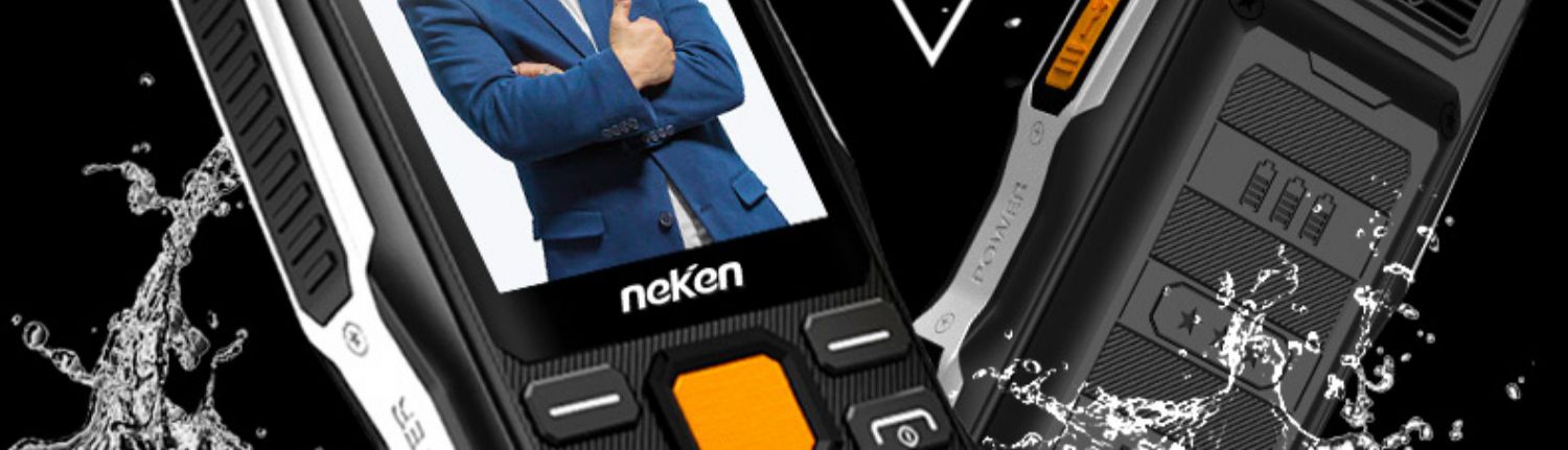 Neken / Nikken EN3i xác thực ba chế độ chờ thẳng chống quân sự Phiên bản Mobile Unicom của điện thoại di động nữ già già màn hình lớn chữ lớn nút lớn phụ tùng điện thoại di động nhỏ - Điện thoại di động samsung pin 7000