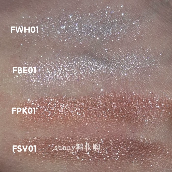 PONY khuyến nghị Hàn Quốc holika holika đơn sắc pearlescent kem mắt FBE01 màu be màu be nằm trên lụa sequin - Bóng mắt