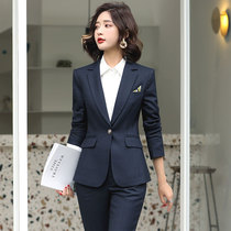 Professional suit suit suit women 2019 autumn and winter New Fashion temperament high end business interview dress suit overalls