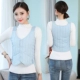 Mùa thu và mùa đông mới vừa vặn với áo vest cotton nữ đáy quần ngắn phiên bản Hàn Quốc của áo ấm mặc vest mỏng áo khoác mùa đông nữ