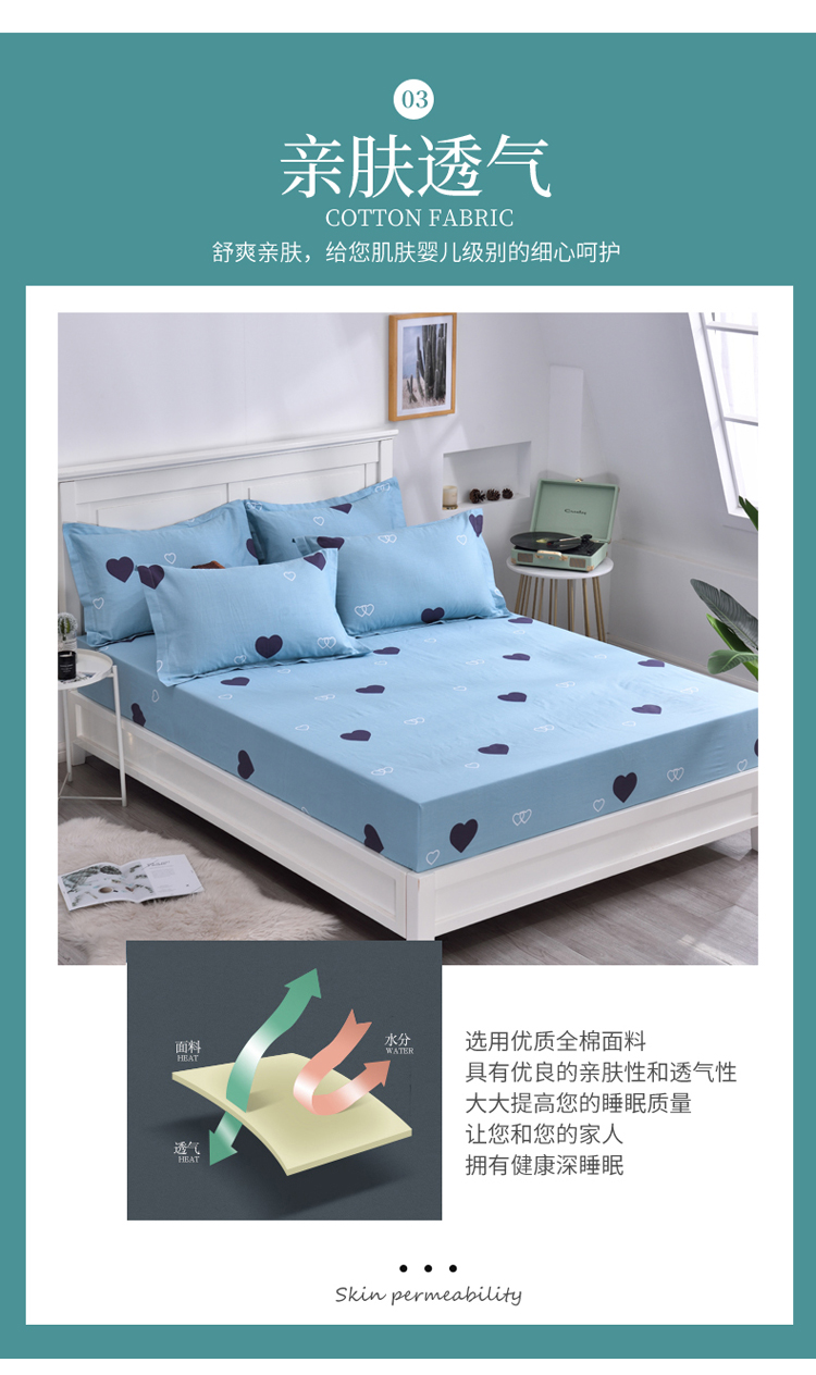 Cotton phim hoạt hình giường trẻ em đơn đôi giường tùy chỉnh khăn trải giường Simmons nệm bọc bông - Trang bị Covers ga chun trải giường	
