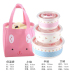 hộp cơm điện lock&lock ejr226ivy Bát sứ tươi bát ba miếng kín có nắp mỳ ăn liền hộp cơm trưa lò vi sóng đặc biệt tủ lạnh hộp cơm trưa tươi - Hộp cơm điện sưởi ấm hộp cơm hâm nóng lock and lock Hộp cơm điện sưởi ấm