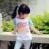 Áo thun trẻ em cotton mùa hè cho bé trai Áo sơ mi tay ngắn cho bé gái mùa hè Áo sơ mi nữ nửa tay