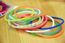 Summer natural mosquito repellent bracelet fluorescent silicone bracelet rubber band natural plant essential oil 5 input