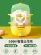 Multi-functional egg cooker with automatic power off household small steamed egg for 1 person double layer steamed egg machine dormitory breakfast artifact