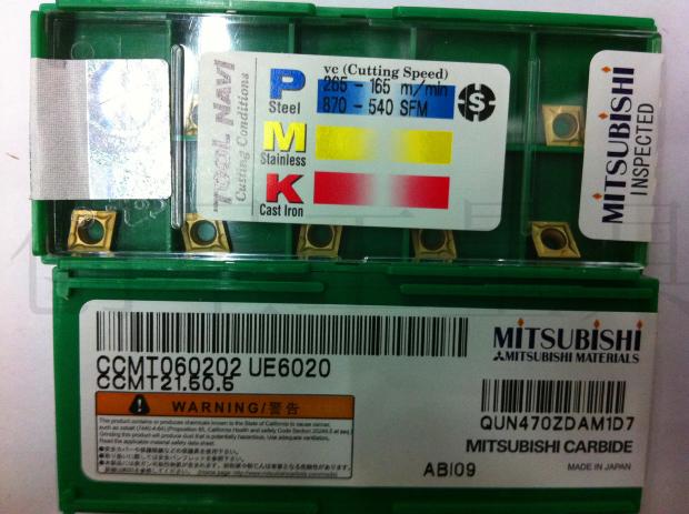 Japan Mitsubishi Numerical Control CCMT060202 CCMT060202 CCMT060204 CCMT060208 UE6020 UE6020