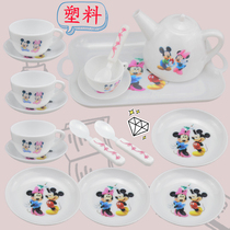 Childrens playing house simulation plastic ceramic small kung fu tea tea tea cup set baby toy ornaments
