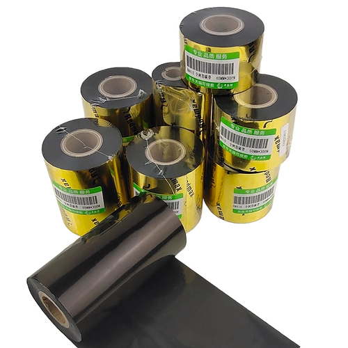 丰益捷 HM410 All -Resin Carbon Band -Colosed Jewelry Label Pet Dumpian Silver Paper Anty -Scratching, износ, водонепроницаемый масляный принтер штрих -кодов 50 60 80 110 мм*300M