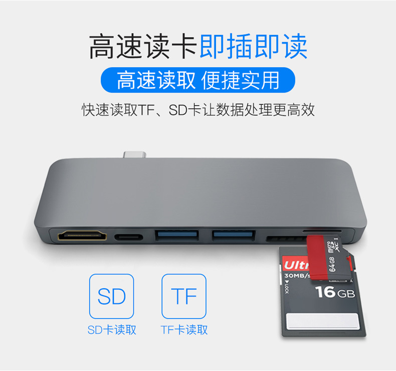 Mecose type-c docking station thích hợp cho trung tâm của Apple MacBookPro laptop usbc HDMI chuyển đổi để mở rộng dòng HD giao diện đa switch sét chiếu video Phụ kiện - USB Aaccessories cáp kết nối