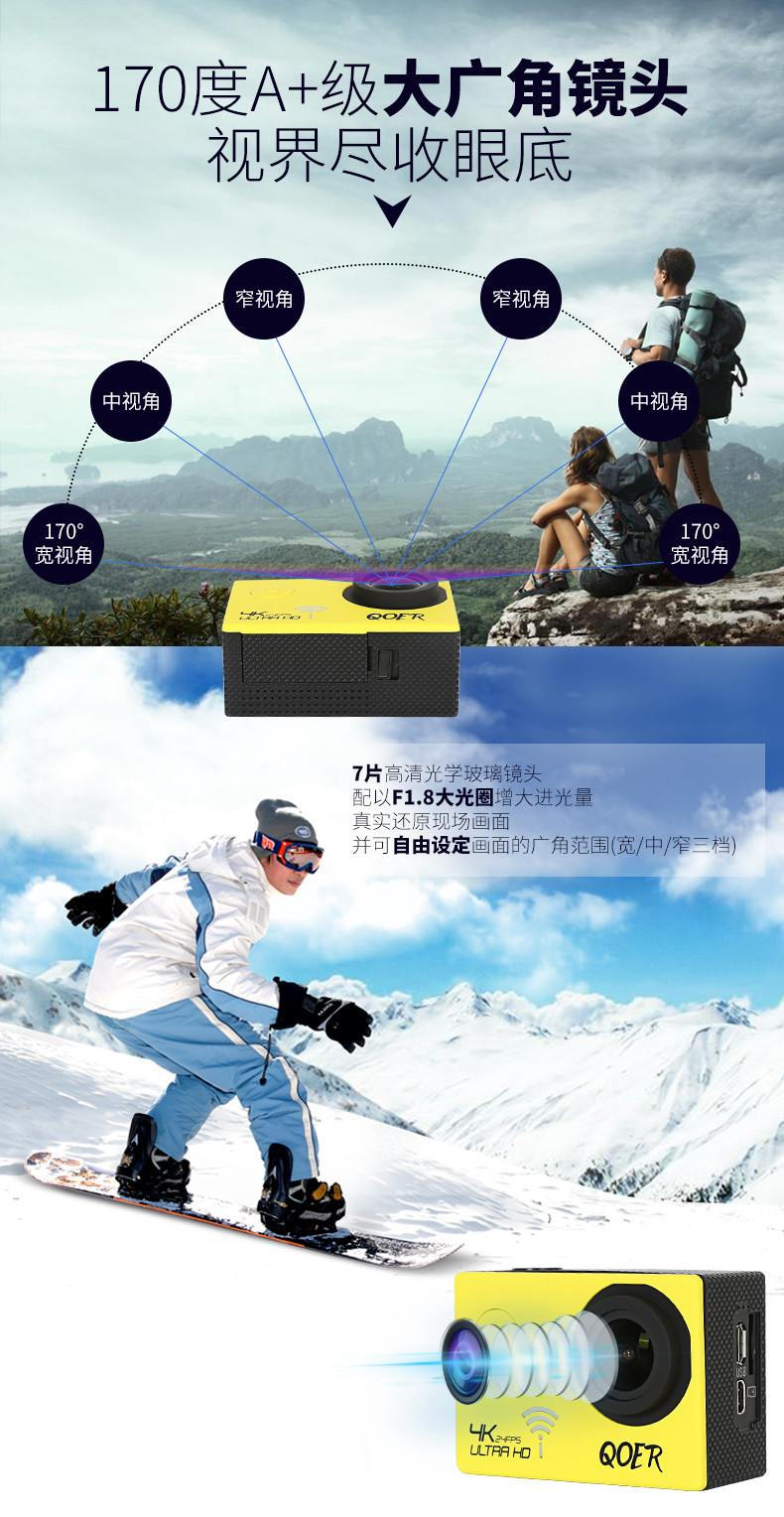 Mountain Dog Mini Z9 Camera thể thao Mũ bảo hiểm chống nước Camera HD 4K Lặn Video Camera dưới nước - Máy quay video kỹ thuật số giá máy quay sony
