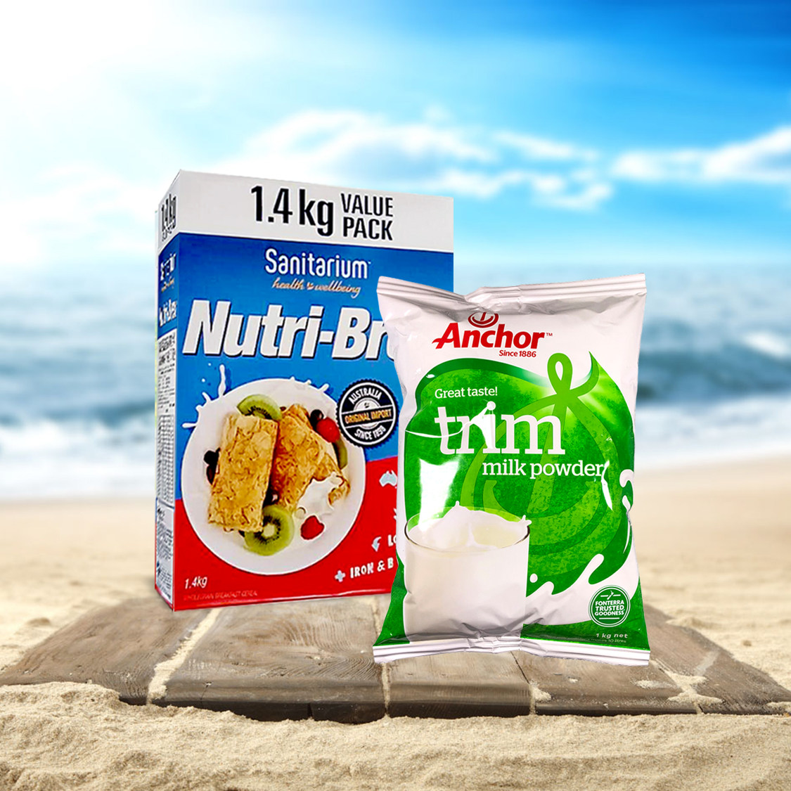 New Zealand Import Anchor Anja Skim Milk Powder Ready-to-eat 1 4kg Original Taste Flushed drinks Merck Cereal Package