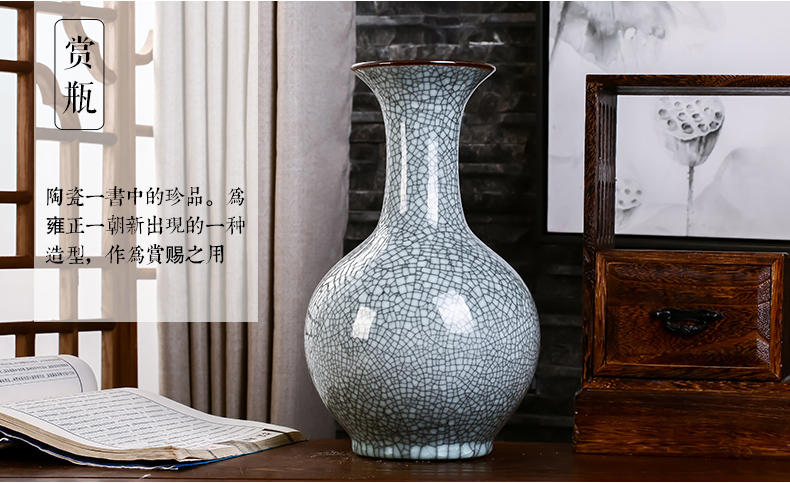 Jingdezhen ceramics vase antique wine accessories up crack sitting room office furnishing articles household act the role ofing is tasted