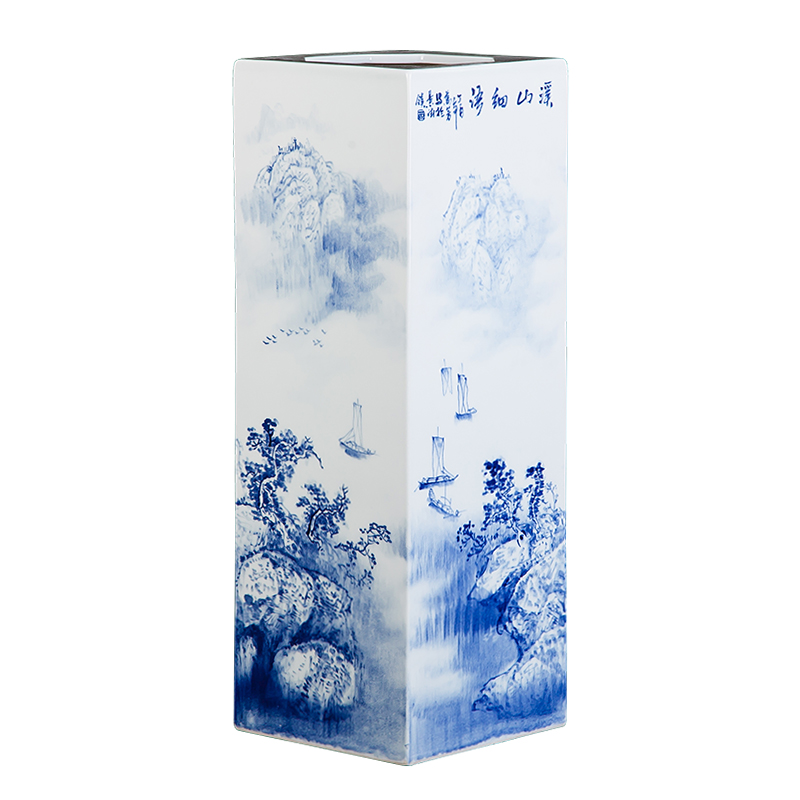 Jingdezhen ceramics hand - made vases, flower arrangement wine porch home decoration sitting room TV ark, furnishing articles