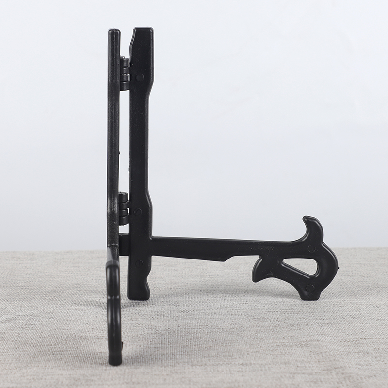 The Display rack peace black plastic buckle, plate frame disk base tripod puer tea cake