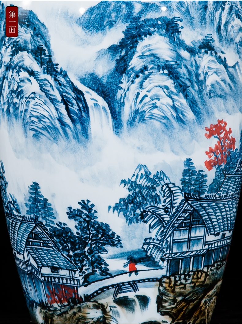 The Master of jingdezhen ceramics hand - made big vase home sitting room adornment is placed, the hotel villa, arts and crafts