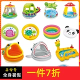 Intex, детская надувная круглая ванна для игр в воде для плавания для домашнего использования, бассейн с шариками