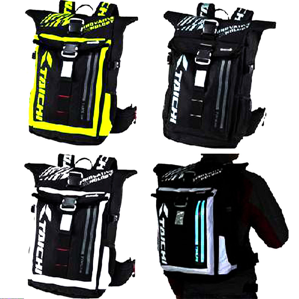 New RSB272 Outdoor Sports Packer Backpack Cycling Motorcycle Racing Backpack with LED lights