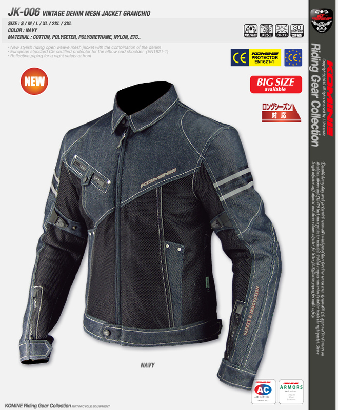 Denim Jacket Motorcycle Mesh Jacket Racing Suit Jacket Riding Denim Jacket Anti-Fall Jk006