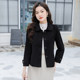 Double-sided velvet coat women's short section small spring and autumn new wool wool loose coat age-reducing doll collar mother's clothing