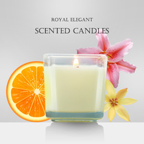 Handmade soy wax Scented candle Natural plant essential oil Scented wax Smoke-free odor purification Air gift