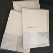 Foreign trade original single export cotton single pillow case cotton White simple pair of pillow bag 50 75