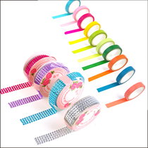 Acrylic Diamond tape color children handmade diy material hand account album Diary rhinestone decoration sticker