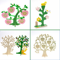 Woody Tree Painted White Embryo Children Handmade DIY Creative Fine Art Painting Kindergarten Environment Decoration Trees Small Trees