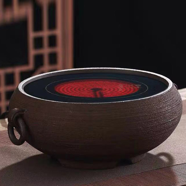 Wen Guzhai ຂີ້ຕົມຫີນເກົ່າແກ່ mini ໄຟຟ້າ ceramic ຄົວເຮືອນ silent ຂະຫນາດນ້ອຍເຕົາຊາຊາຫມໍ້ທາດເຫຼັກ kettle ເງິນຫມໍ້ນ້ໍາຊາຕົ້ມ